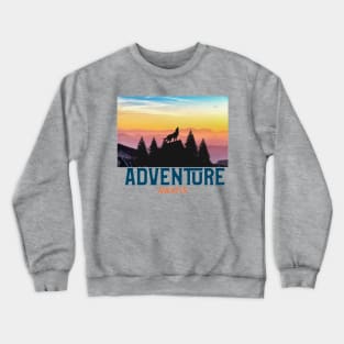 Adventure awaits Crewneck Sweatshirt